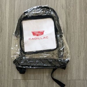 Cadillac clear stadium backpack